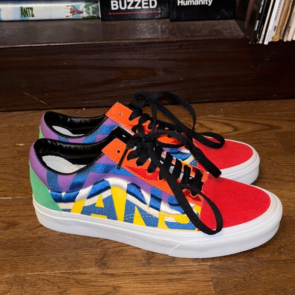 Vans Old Skool Statement Multi Skate Shoes - Picture 1 of 7